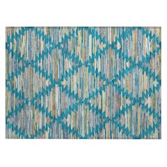 Machine Washable Indoor/Outdoor Chantille ACN2502 Teal 1'8" x 2'6" Rug