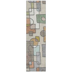 Machine Washable Indoor/Outdoor Chantille ACN2503 Brown 2'3" x 7'6" Runner Rug