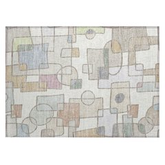 Machine Washable Indoor/Outdoor Chantille ACN2503 Ivory 1'8" x 2'6" Rug