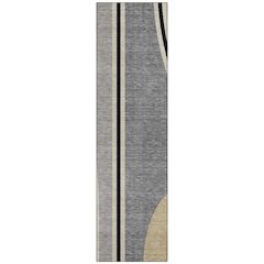 Machine Washable Indoor/Outdoor Chantille ACN2505 Gray 2'3" x 7'6" Runner Rug