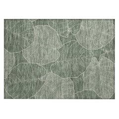 Machine Washable Indoor/Outdoor Chantille ACN2506 Green 1'8" x 2'6" Rug