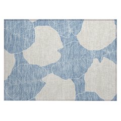 Machine Washable Indoor/Outdoor Chantille ACN2506 Blue 1'8" x 2'6" Rug