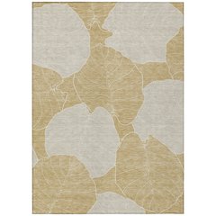 Machine Washable Indoor/Outdoor Chantille ACN2506 Gold 2'6" x 3'10" Rug