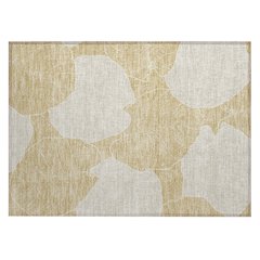 Machine Washable Indoor/Outdoor Chantille ACN2506 Gold 1'8" x 2'6" Rug