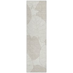 Machine Washable Indoor/Outdoor Chantille ACN2506 Ivory 2'3" x 7'6" Runner Rug
