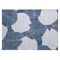 Machine Washable Indoor/Outdoor Chantille ACN2506 Blue 1'8" x 2'6" Rug