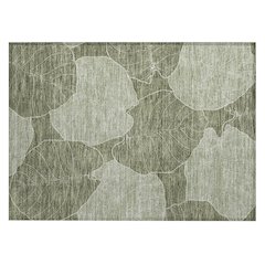 Machine Washable Indoor/Outdoor Chantille ACN2506 Green 1'8" x 2'6" Rug