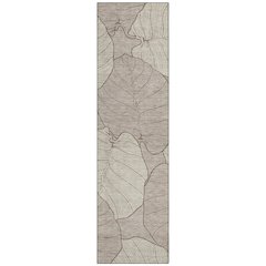 Machine Washable Indoor/Outdoor Chantille ACN2506 Brown 2'3" x 7'6" Runner Rug