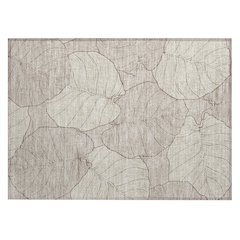 Machine Washable Indoor/Outdoor Chantille ACN2506 Brown 1'8" x 2'6" Rug