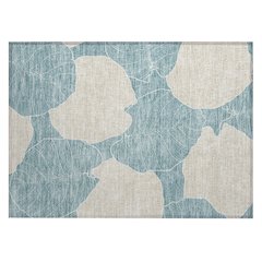 Machine Washable Indoor/Outdoor Chantille ACN2506 Teal 1'8" x 2'6" Rug