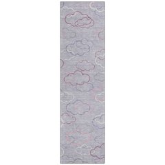 Machine Washable Indoor/Outdoor Chantille ACN2508 Purple 2'3" x 7'6" Runner Rug