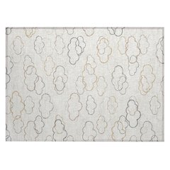 Machine Washable Indoor/Outdoor Chantille ACN2508 Ivory 1'8" x 2'6" Rug