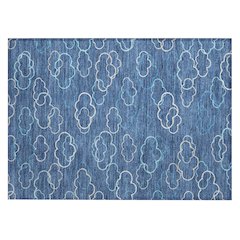 Machine Washable Indoor/Outdoor Chantille ACN2508 Blue 1'8" x 2'6" Rug