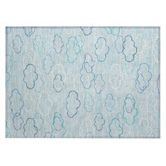 Machine Washable Indoor/Outdoor Chantille ACN2508 Blue 1'8" x 2'6" Rug