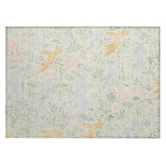 Machine Washable Indoor/Outdoor Chantille ACN2509 Green 1'8" x 2'6" Rug