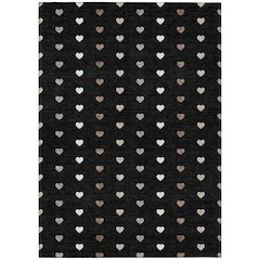 Machine Washable Indoor/Outdoor Chantille ACN2510 Black 2'6" x 3'10" Rug