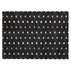Machine Washable Indoor/Outdoor Chantille ACN2510 Black 1'8" x 2'6" Rug