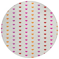 Machine Washable Indoor/Outdoor Chantille ACN2510 Ivory 8' x 8' Round Rug
