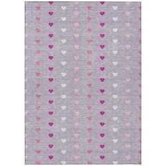 Machine Washable Indoor/Outdoor Chantille ACN2510 Purple 2'6" x 3'10" Rug