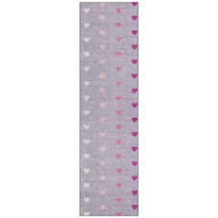 Machine Washable Indoor/Outdoor Chantille ACN2510 Purple 2'3" x 7'6" Runner Rug