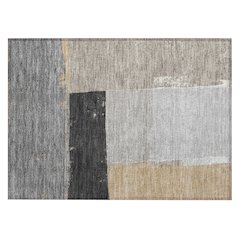 Machine Washable Indoor/Outdoor Chantille ACN2511 Gray 1'8" x 2'6" Rug