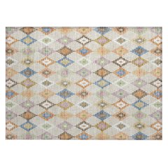 Machine Washable Indoor/Outdoor Chantille ACN2513 Brown 1'8" x 2'6" Rug