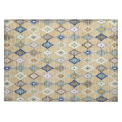 Machine Washable Indoor/Outdoor Chantille ACN2513 Gold 1'8" x 2'6" Rug