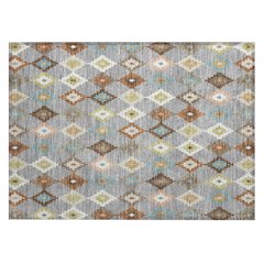Machine Washable Indoor/Outdoor Chantille ACN2513 Gray 1'8" x 2'6" Rug