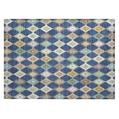 Machine Washable Indoor/Outdoor Chantille ACN2513 Blue 1'8" x 2'6" Rug