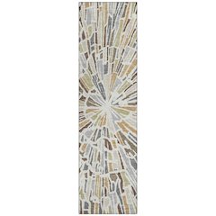 Machine Washable Indoor/Outdoor Chantille ACN2514 Ivory 2'3" x 7'6" Runner Rug