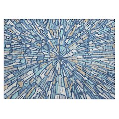Machine Washable Indoor/Outdoor Chantille ACN2514 Blue 1'8" x 2'6" Rug