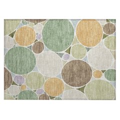 Machine Washable Indoor/Outdoor Chantille ACN2516 Green 1'8" x 2'6" Rug