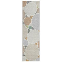Machine Washable Indoor/Outdoor Chantille ACN2516 Brown 2'3" x 7'6" Runner Rug