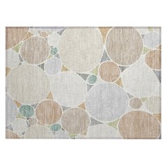 Machine Washable Indoor/Outdoor Chantille ACN2516 Brown 1'8" x 2'6" Rug