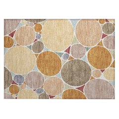 Machine Washable Indoor/Outdoor Chantille ACN2516 Orange 1'8" x 2'6" Rug
