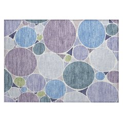 Machine Washable Indoor/Outdoor Chantille ACN2516 Purple 1'8" x 2'6" Rug