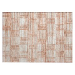 Machine Washable Indoor/Outdoor Chantille ACN2517 Orange 1'8" x 2'6" Rug