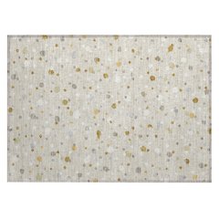 Machine Washable Indoor/Outdoor Chantille ACN2518 Brown 1'8" x 2'6" Rug
