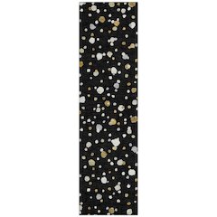 Machine Washable Indoor/Outdoor Chantille ACN2518 Black 2'3" x 7'6" Runner Rug
