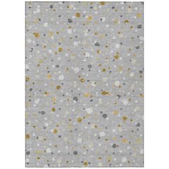 Machine Washable Indoor/Outdoor Chantille ACN2518 Gray 2'6" x 3'10" Rug