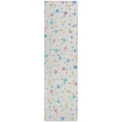 Machine Washable Indoor/Outdoor Chantille ACN2518 Ivory 2'3" x 7'6" Runner Rug