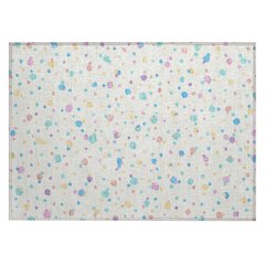 Machine Washable Indoor/Outdoor Chantille ACN2518 Ivory 1'8" x 2'6" Rug