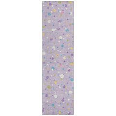Machine Washable Indoor/Outdoor Chantille ACN2518 Purple 2'3" x 7'6" Runner Rug
