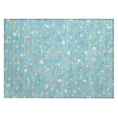 Machine Washable Indoor/Outdoor Chantille ACN2518 Teal 1'8" x 2'6" Rug