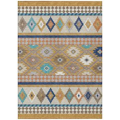 Machine Washable Indoor/Outdoor Chantille ACN2519 Gold 2'6" x 3'10" Rug