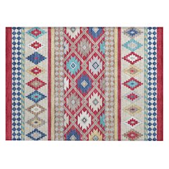 Machine Washable Indoor/Outdoor Chantille ACN2519 Red 1'8" x 2'6" Rug