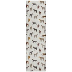 Machine Washable Indoor/Outdoor Chantille ACN2521 Ivory 2'3" x 7'6" Runner Rug