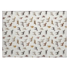 Machine Washable Indoor/Outdoor Chantille ACN2521 Ivory 1'8" x 2'6" Rug