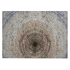 Machine Washable Indoor/Outdoor Chantille ACN2524 Brown 1'8" x 2'6" Rug