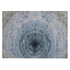 Machine Washable Indoor/Outdoor Chantille ACN2524 Blue 1'8" x 2'6" Rug